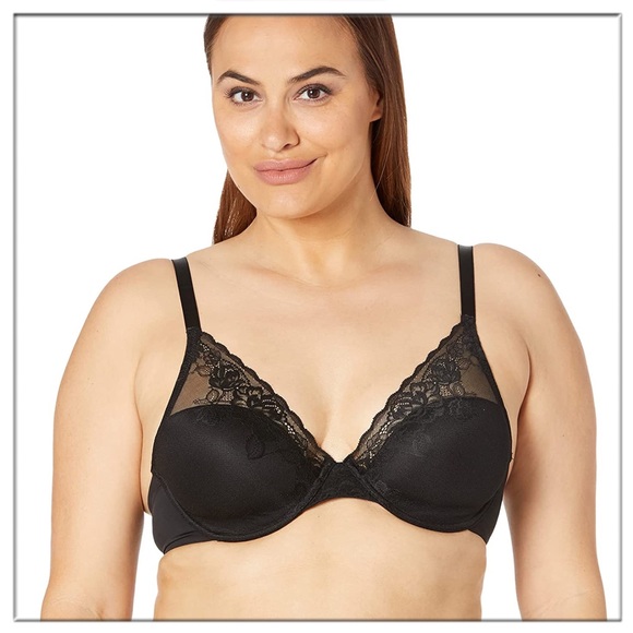 Natori Other - NATORI Avail Full Figure Contour Underwire Black Bra, Size 36DDD